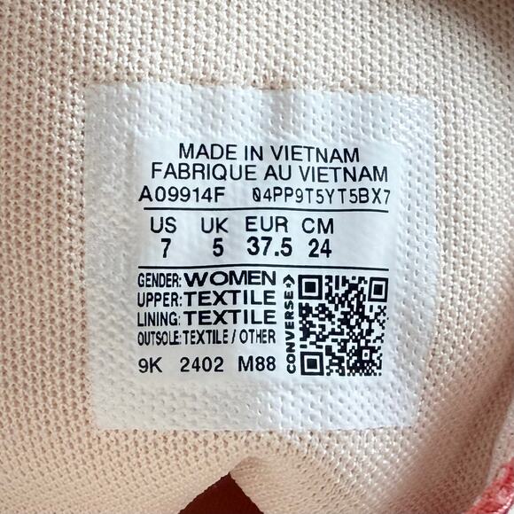 NIB Converse Chuck Taylor All Star Lift Platform Hi Sneaker Watermelon Slushy 7 - Picture 13 of 14